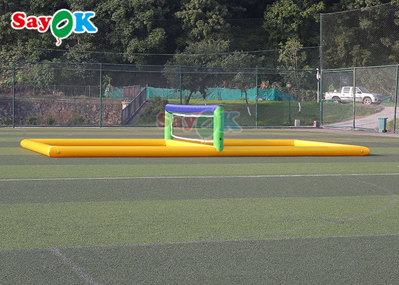 Αεροστεγνή φουσκωτή πισίνα πεδίου βόλεϊ 0.9mm PVC Πυροσφαιρικό γήπεδο βόλεϊ ανατινάξτε Πυροσφαιρικά παιχνίδια για αθλήματα νερού