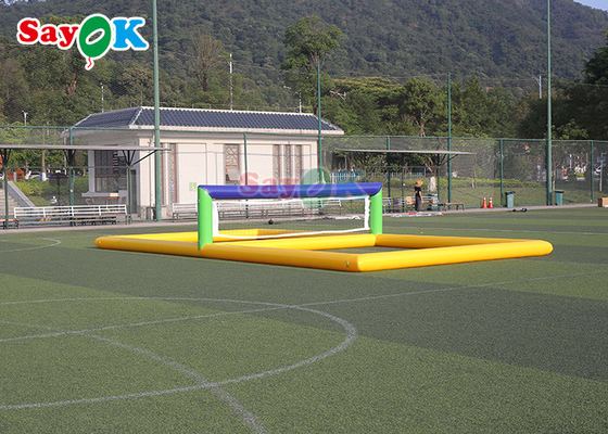 Αεροστεγνή φουσκωτή πισίνα πεδίου βόλεϊ 0.9mm PVC Πυροσφαιρικό γήπεδο βόλεϊ ανατινάξτε Πυροσφαιρικά παιχνίδια για αθλήματα νερού