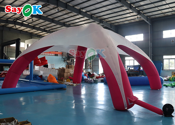 Χορηγός εκδήλωσης X Shape Inflatable Spider Ten Advertising Promo Tent White and Pink