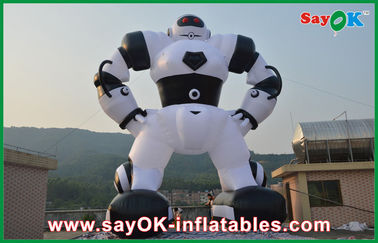 Μεγάλοι αντηλιακοί χαρακτήρες εξωτερικοί λευκοί 10 μέτρων αντηλιακοί ρομπότ αντηλιακοί χαρακτήρες για διαφήμιση